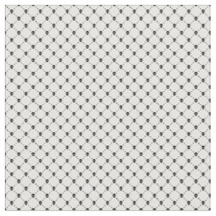 Tissu empreinte croisée du crâne noir blanc halloween