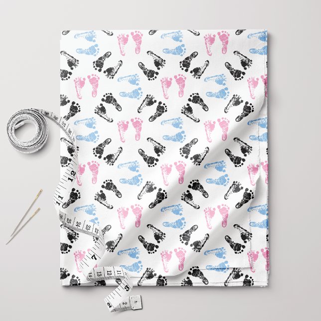 Tissu Empreinte de bébé neutre (Créateur téléchargé)