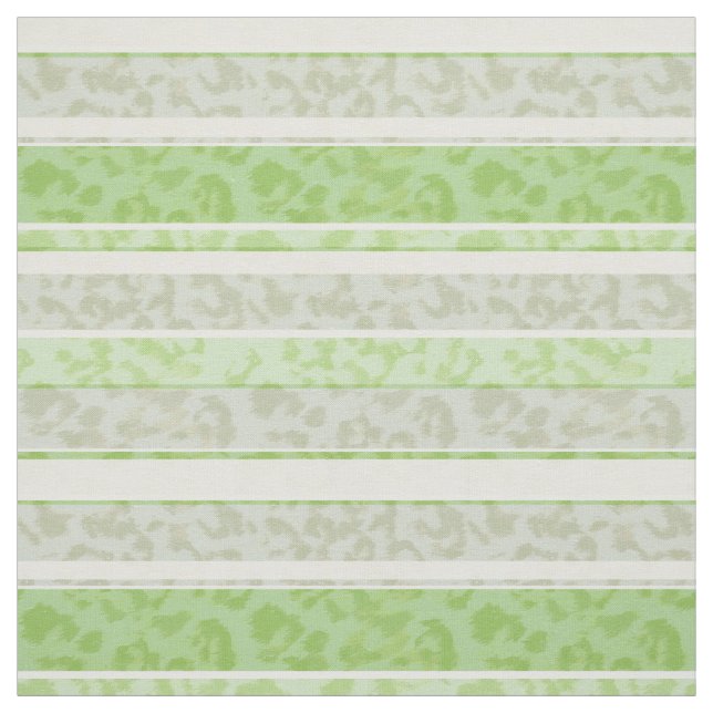 Tissu Empreinte de léopard sur arrière - plan rayé. (Échantillon)