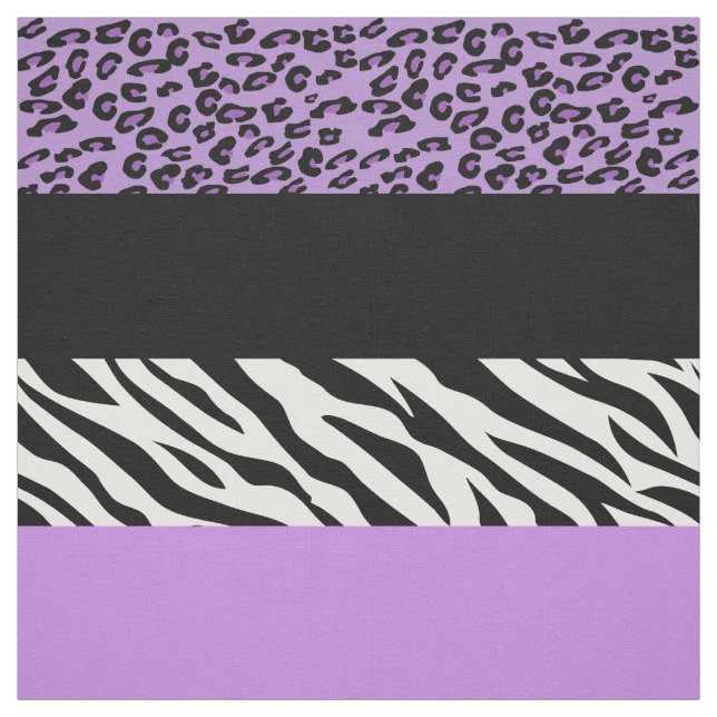 Tissu Empreinte de léopard, Zebra Print, Poster de anima (Échantillon)