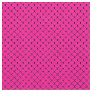 Tissu empreinte d'halloween rose