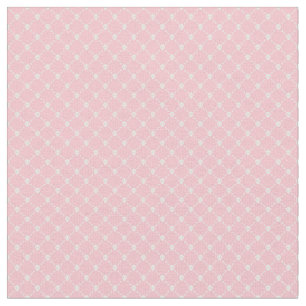 Tissu empreinte pastel rose halloween crâne croisés