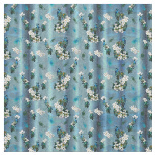 Tissu Empreinte Peacock en soie d'émeraude Courant Impre