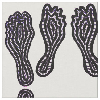 Tissu Empreintes de pas