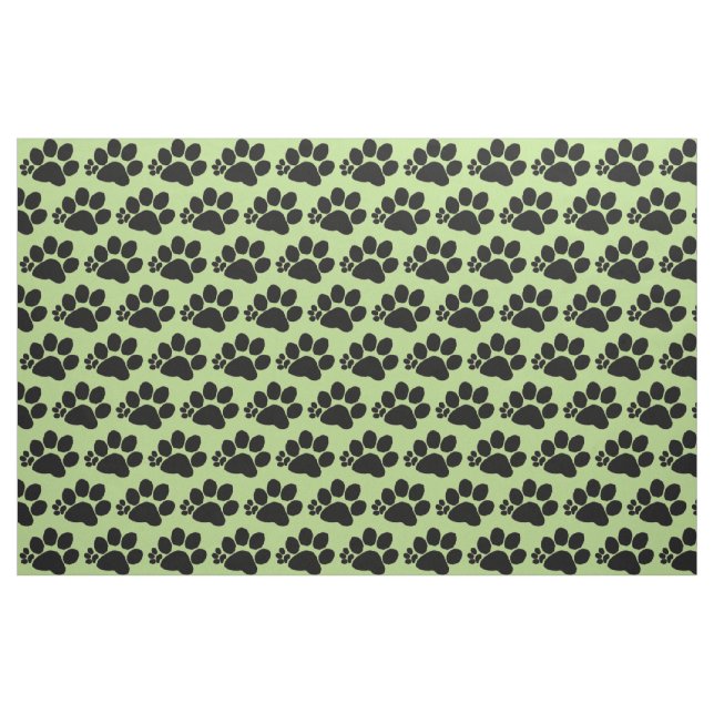 Tissu - Empreintes de pattes polydactyles (Fat Quarter)