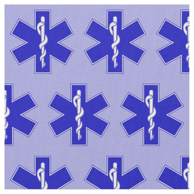 Tissu EMT Star of Life Smaller (Fermer)