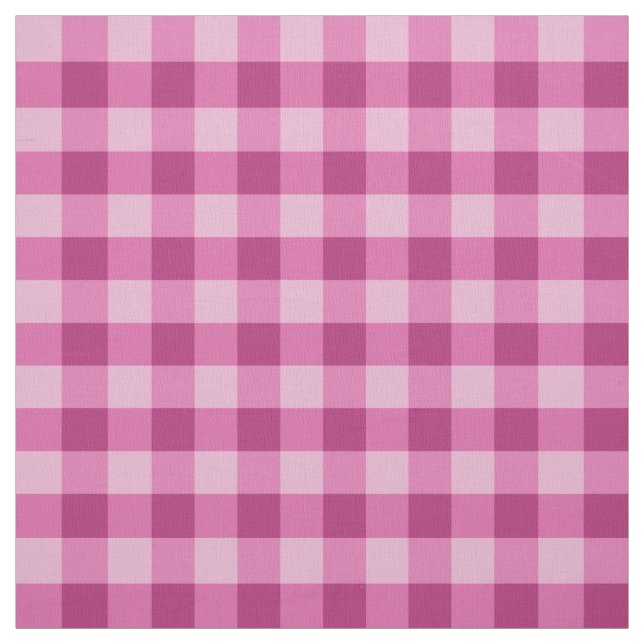 Tissu en coton Pima à carreaux Gingham classique r (Échantillon)