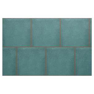 Tissu En Cuir Faux Turquoise Ouest 9" Pour Croix