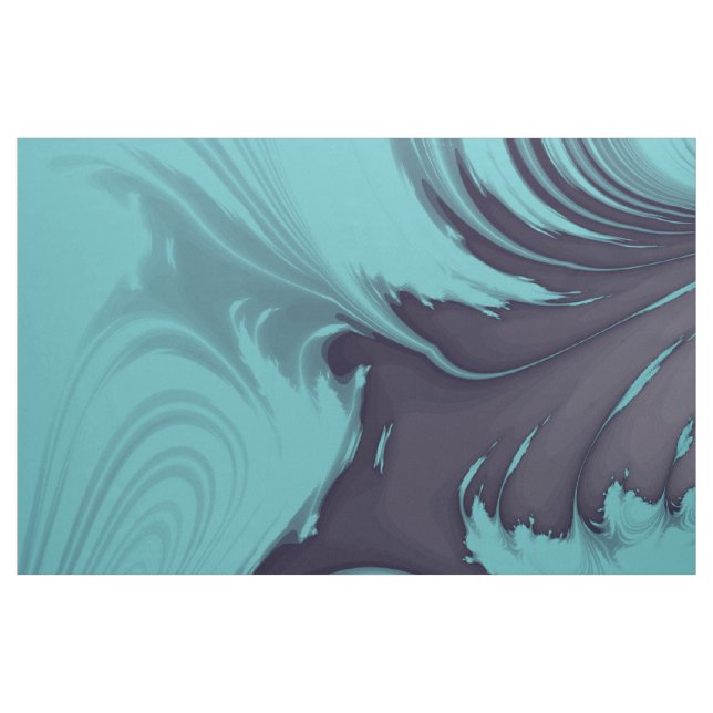 Tissu en marbre turquoise (Yard)