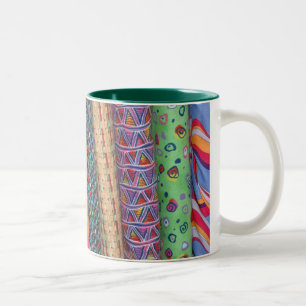 Tissu en rouleau pour courtepointe multicolore Mug