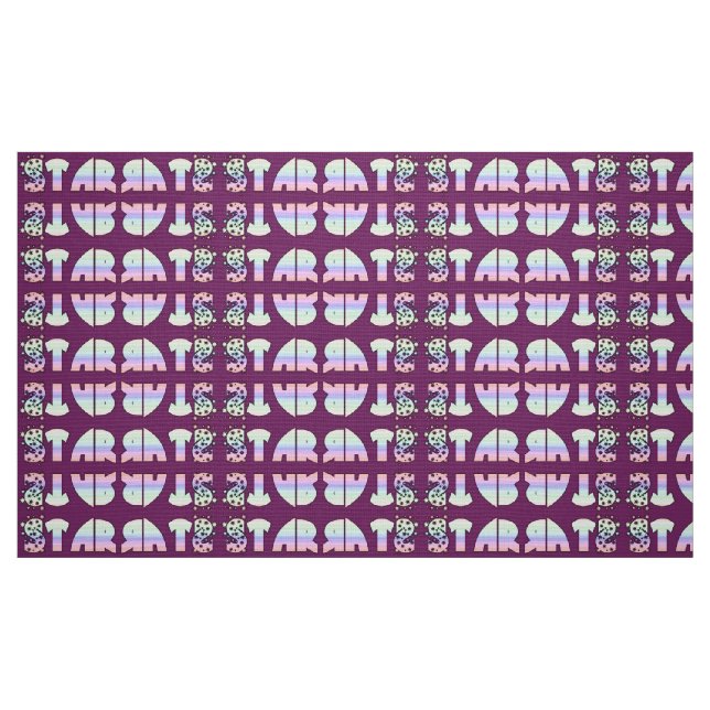 Tissu en trame de polyester, à vendre ! (Fat Quarter)