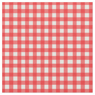 Tissu En vichy rouge classique pour les couvercles de ca