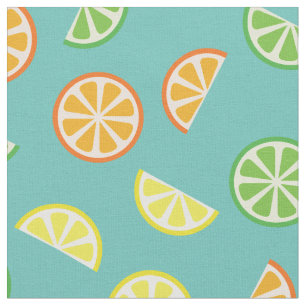 Tissu Enfants Mignons Agrumes Garderie Citron Lime