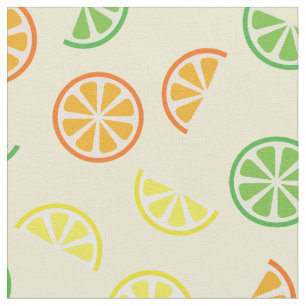 Tissu Enfants mignons Citrus Fruit Baby Nursery Citron L