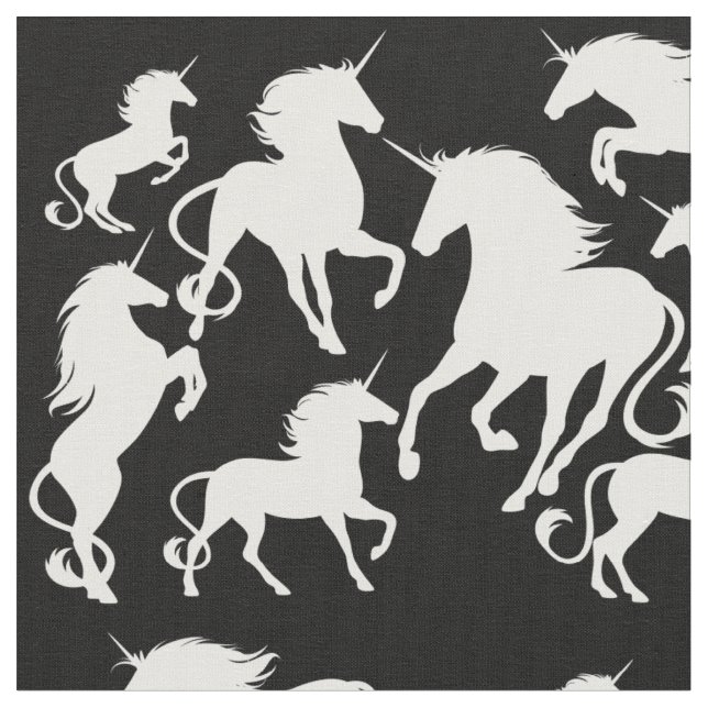 Tissu ensemble de licornes (Fermer)