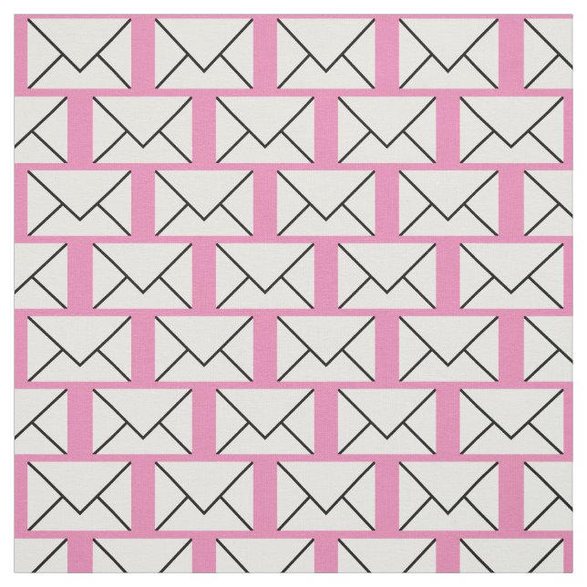 Tissu Enveloppes de lettres majuscules (Échantillon)