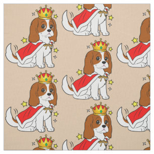 Tissu Épagneul cavalier du Roi Charles