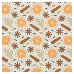 Tissu épices de Noël