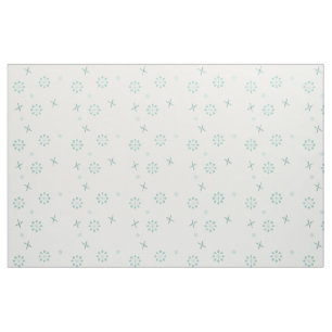 Tissu Époque atomique Spoutnik Starburts hiver Vert