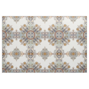 Tissu Époque victorienne 1899 Art Nouveau motif floral