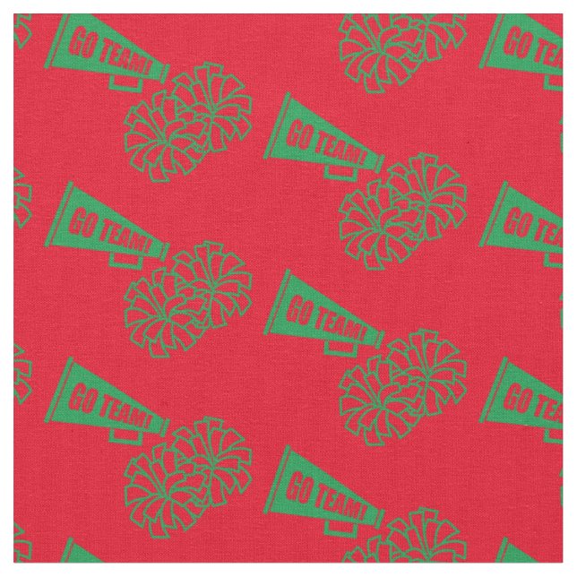 Tissu Équipe de meneuses de claque Couleurs de l'école V (Fermer)