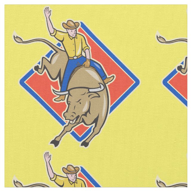 Tissu Équitation occidentale de Taureau de cowboy de (Fermer)
