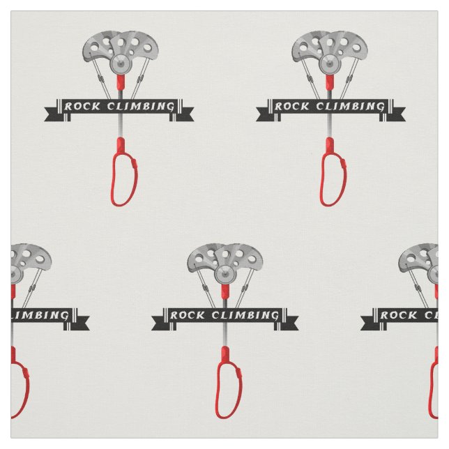 Tissu Escalade rock cam et bannière. (Échantillon)