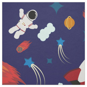 Tissu Espace amusant