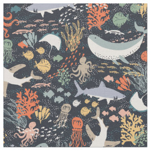 Tissu Espèce marine