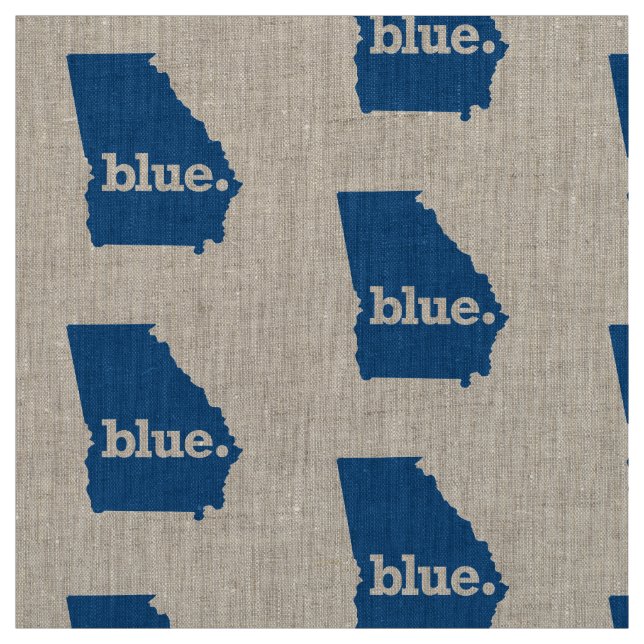 Tissu État bleu Géorgie (Échantillon)