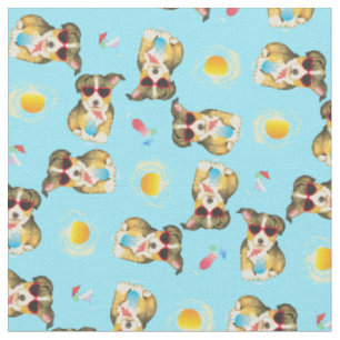 Tissu Été Pembroke Welsh Corgi
