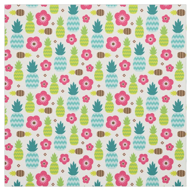 Tissu Été tropical de l'ananas (Échantillon)