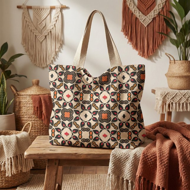 Tissu Ethnic Arabesque géométrique Boho Chic Motif (Créateur téléchargé)