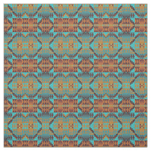 Tissu Ethnic Native American Indian Tribal Motif Art