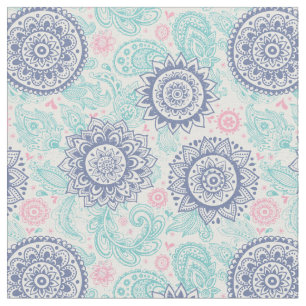 Tissu Ethnic Paisley Motif