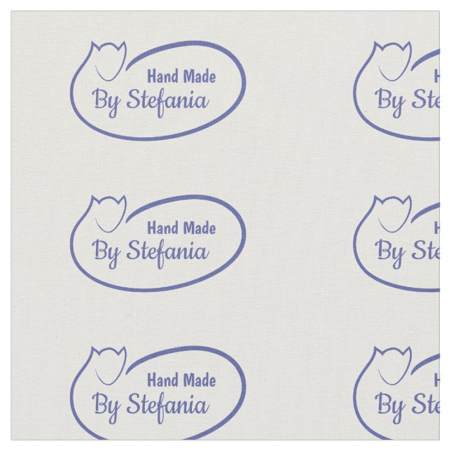 Tissu étiquette de couture personnalisé fait main (Fermer)