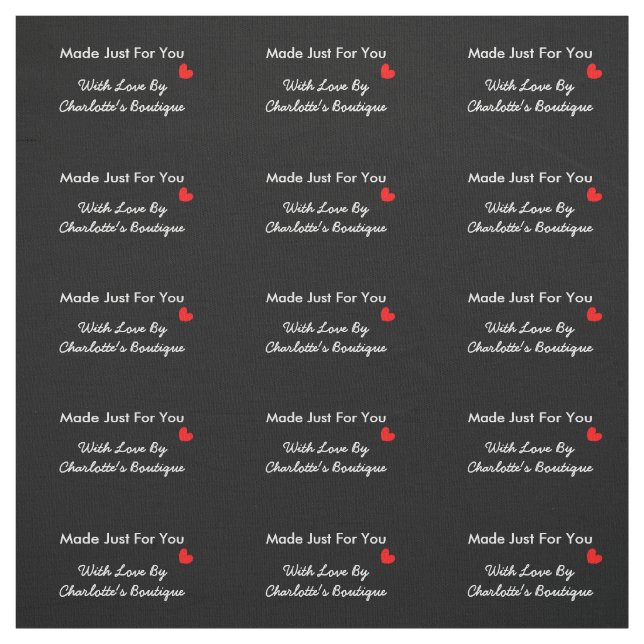 Tissu Étiquettes de couture artisanale coupe et couture  (Échantillon)