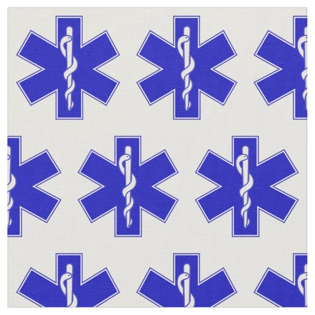 Tissu Étoile de la vie de l'EMT plus petite (Fermer)