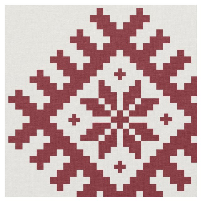 Tissu Étoile nordique (Fermer)