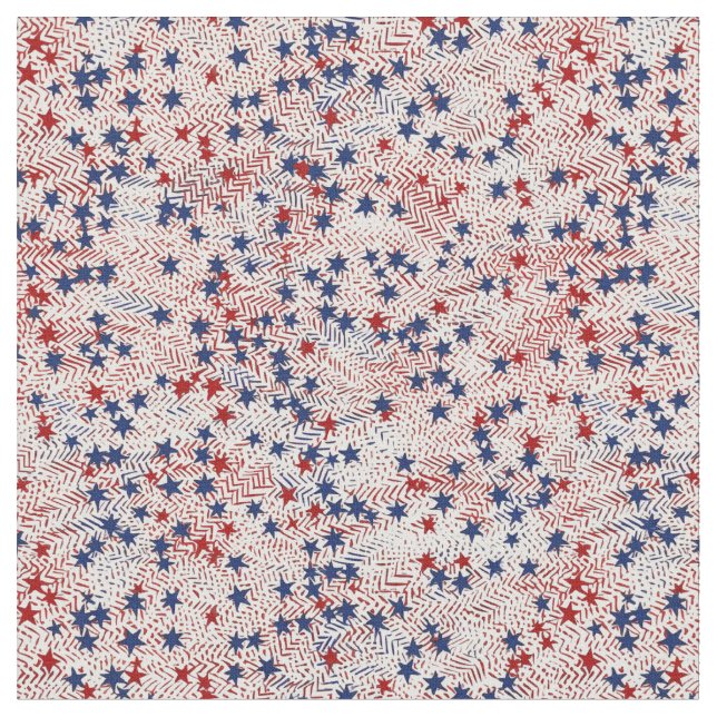 Tissu Étoile patriotique (Fermer)