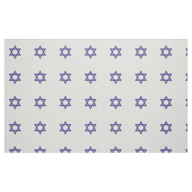 Tissu Étoile violette de David sans Seamless (Fat Quarter)