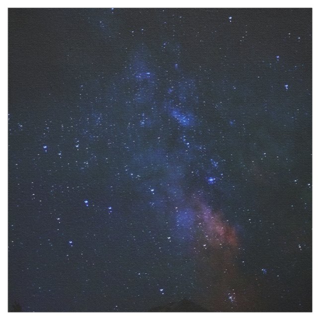 Tissu Étoiles au ciel nocturne (Échantillon)