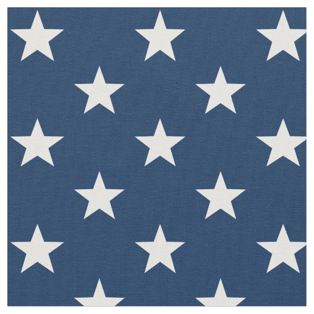 Tissu Étoiles bleu USA Star-Spangled 1" (Fermer)