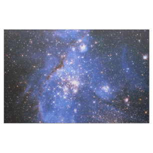 Tissu Étoiles bleues de Falln Embrionic
