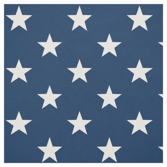 Tissu Étoiles bleues Star-Spangled 1 1/2" USA (Échantillon)