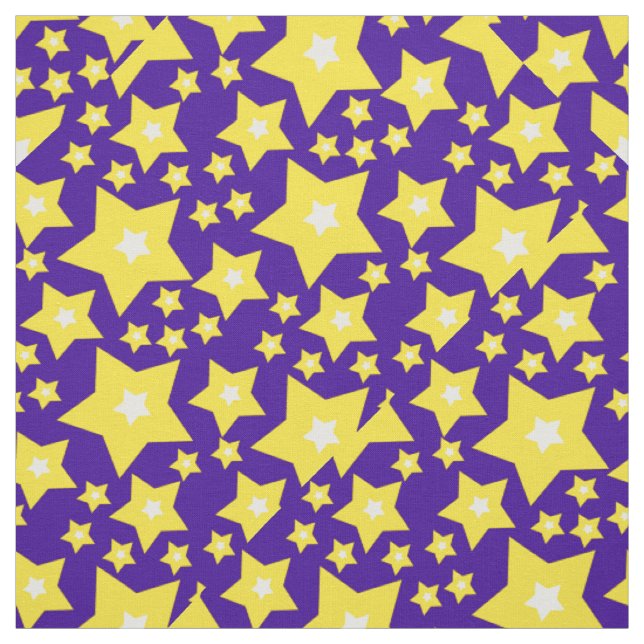 Tissu Étoiles brillantes (Échantillon)