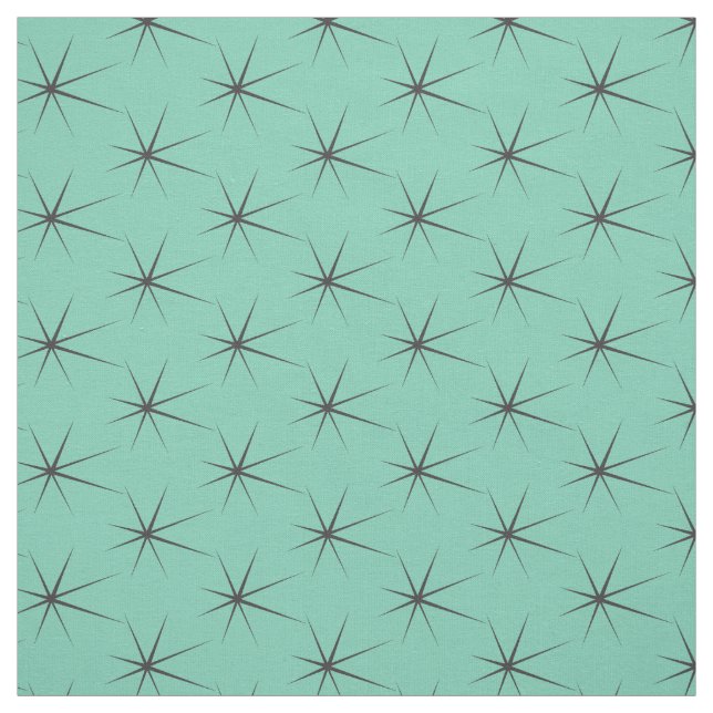 Tissu Étoiles de gris d'années '50 sur la rétro (Échantillon)