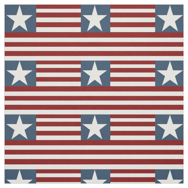 Tissu - Étoiles et bandes (Échantillon)