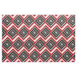 Tissu Étoiles et Carré Chevron Fabric