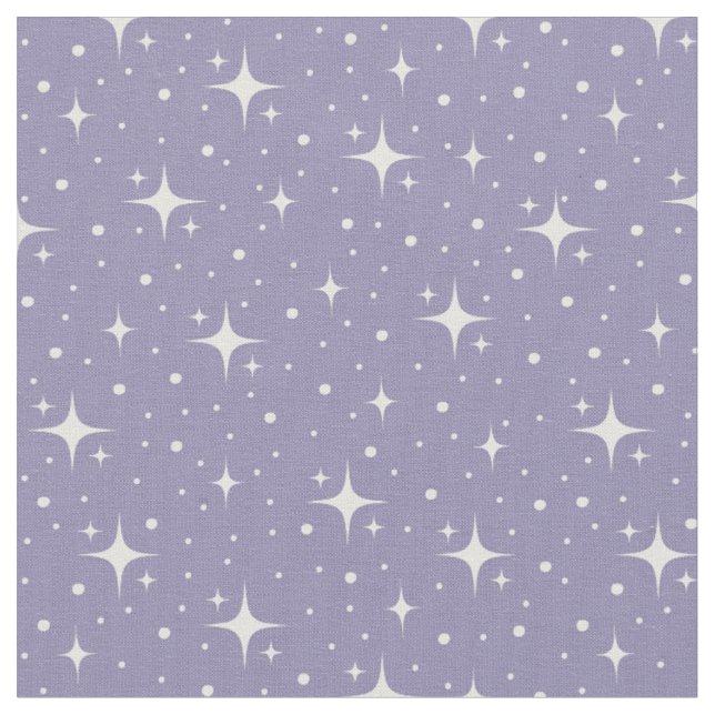 Tissu Étoiles et points sur indigo gris clair (Fermer)